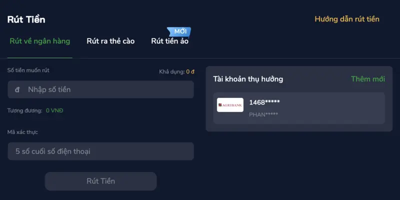 Tìm hiểu cách rút tiền ZBET