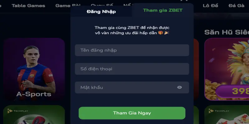 Lưu ý khi đăng ký ZBET bạn cần biết