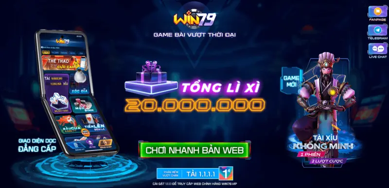 Thông tin giới thiệu đôi nét về cổng game Win79